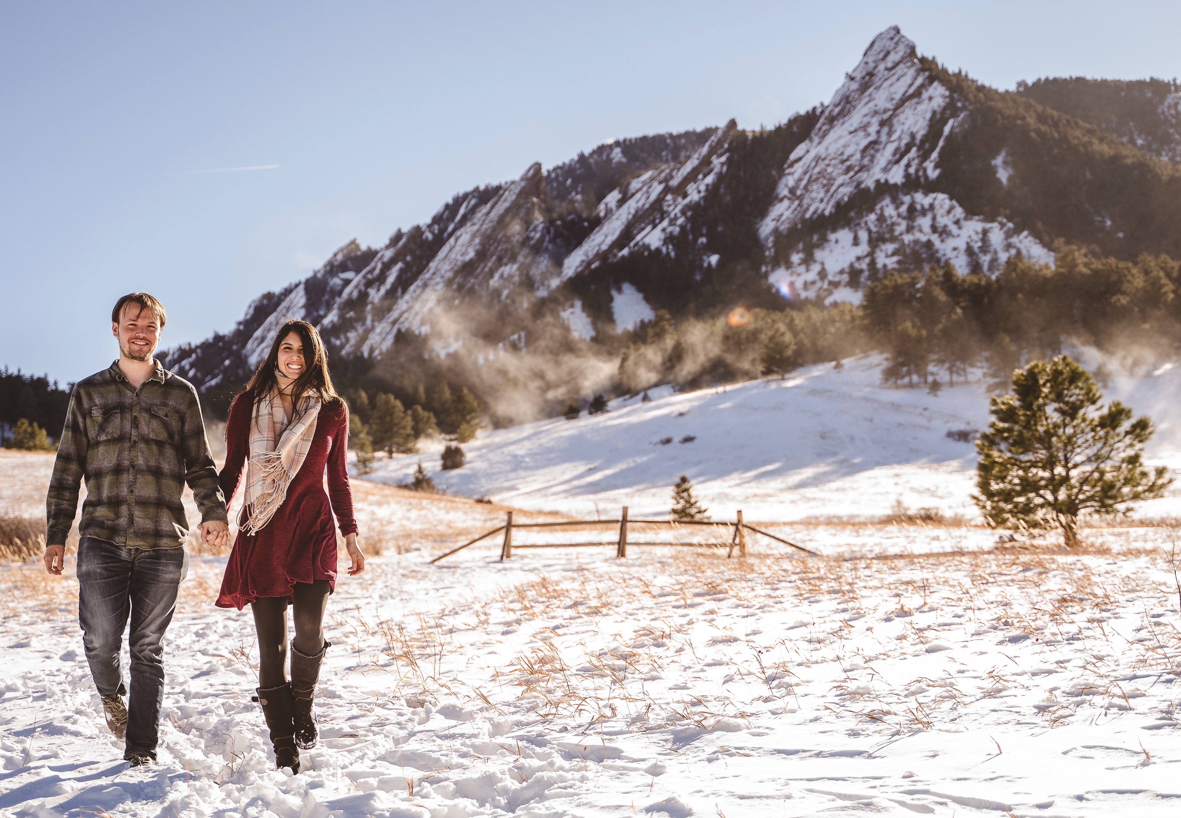 Walking by flat irons